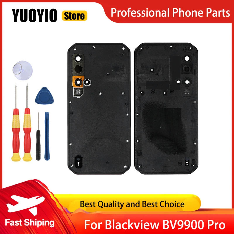 Original Cover Back Housing Case กาวสําหรับโทรศัพท์ Blackview BV9900 Pro