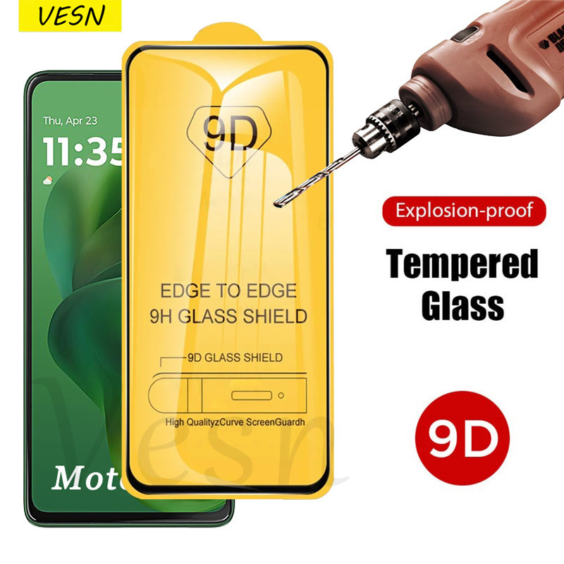 9D กระจกนิรภัยป้องกันหน้าจอสําหรับ Motorola Moto G75 G64 G56 G45 G35 G34 G25 G15 G05 G04 G04s E15 E1