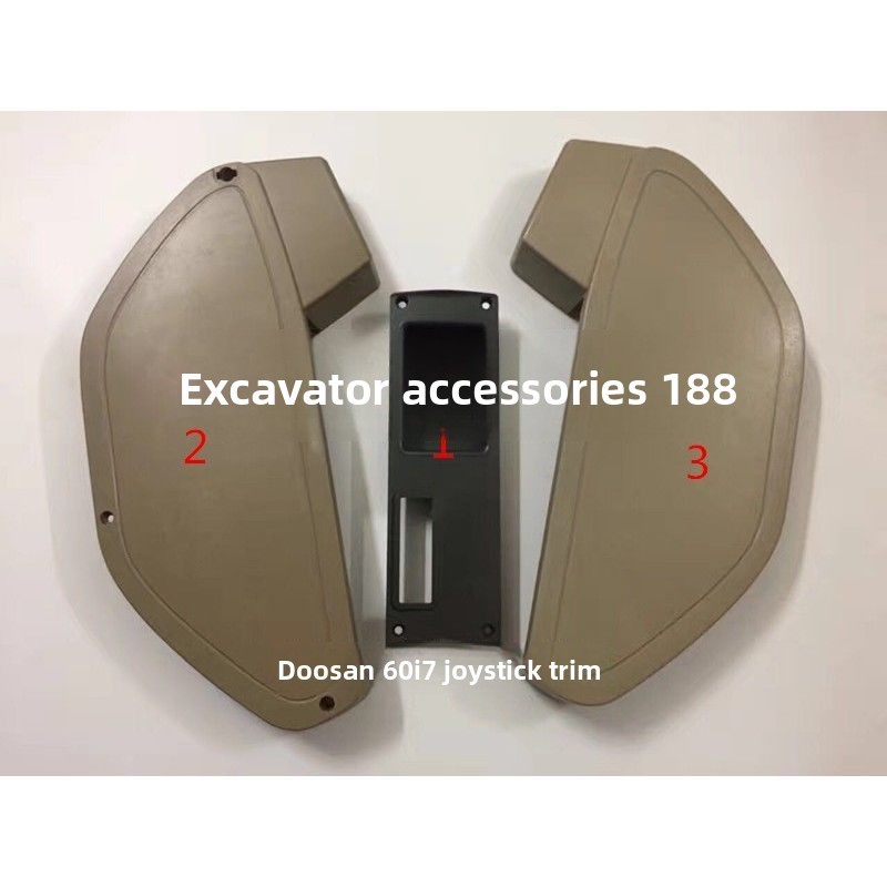 Excavator Accessories Doosan Daewoo 60-7 Cabin Handle Trim Panel Interior Panel Control Box Armrest