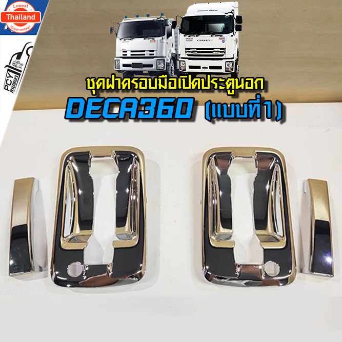 ชุดฝาครอมือเปิดประตูนอก โครเมียม รวมรุ่น IZUZU priceต่อ1ชุด