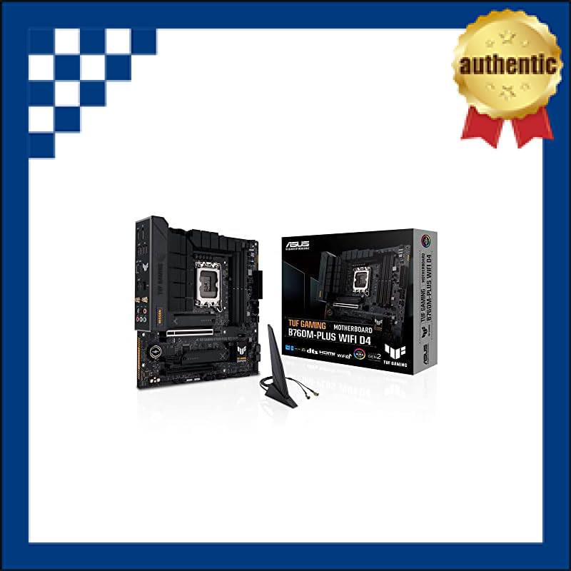 ASUS INTEL 13th Generation LGA1700 Compatible B760M Motherboard TUF GAMING B760M-PLUS WIFI D4 / Dome