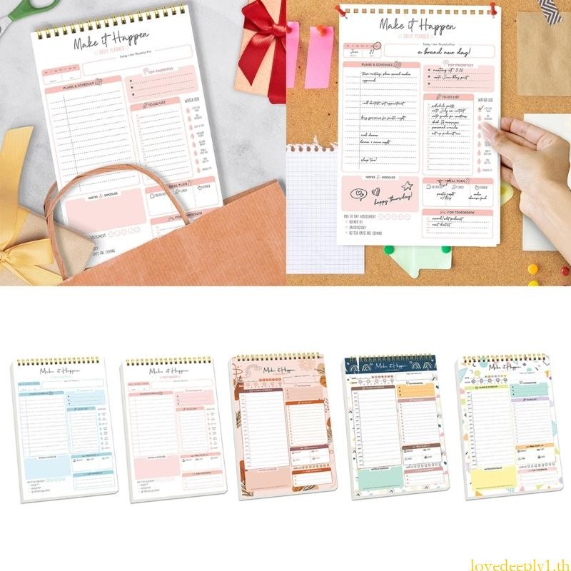 Love Daily To-do-list Planner Coil-binding Planner Daily Weekly Planner To-do-list