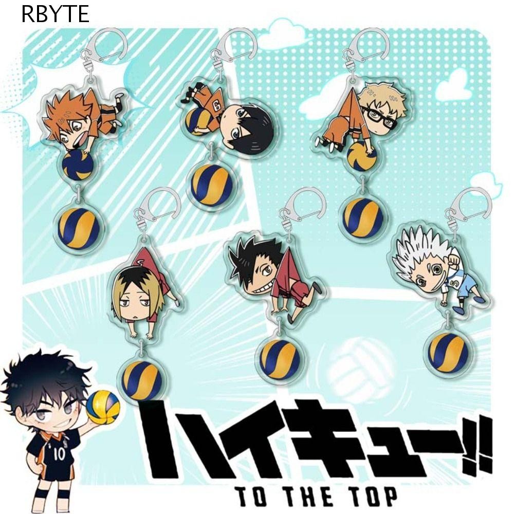RBYTE Haikyuu พวงกุญแจ, Tobio Kageyama Kei Tsukishima To The Top พวงกุญแจ, Creative Oikawa Tooru Kot