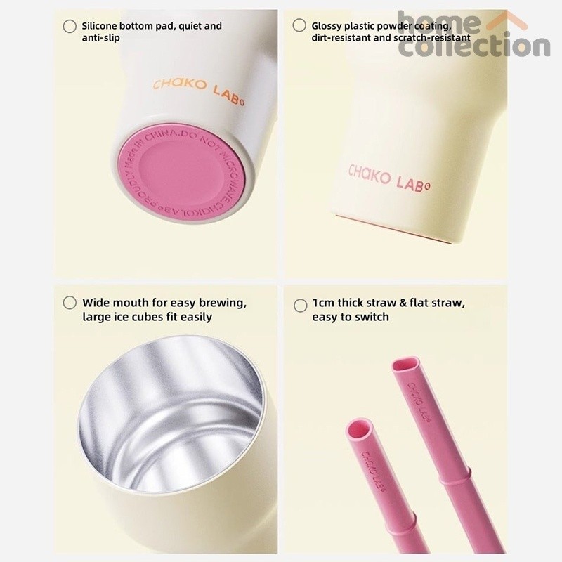 Chakolab Dual-layer Tumbler สแตนเลส 316 ถ้วยแก้วโบโรซิลิเกตสูงสองชั้น แก้ว coffee cup แก้วกาแฟ ของขวัญ - รูปที่ 6