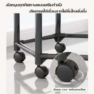 ราวตากผ้าหมุนได้ 360 องศา ความจุสูง วัสดุหนาขึ้น ป้องกันสนิมและความชื้น มี 2 ขนาด