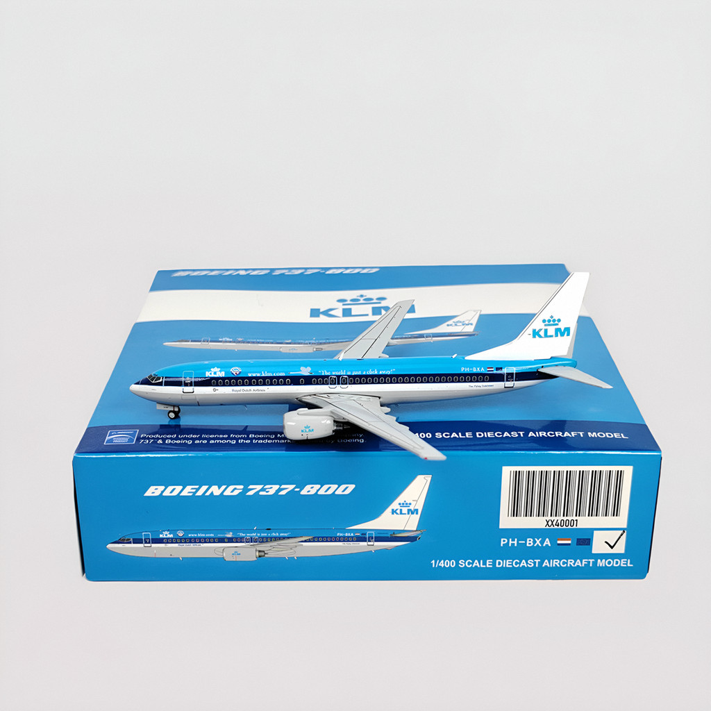 JC Wings XX40001 1: 400 KLM Holland Airlines B737-800 PH-BXA รุ่นโลหะผสม