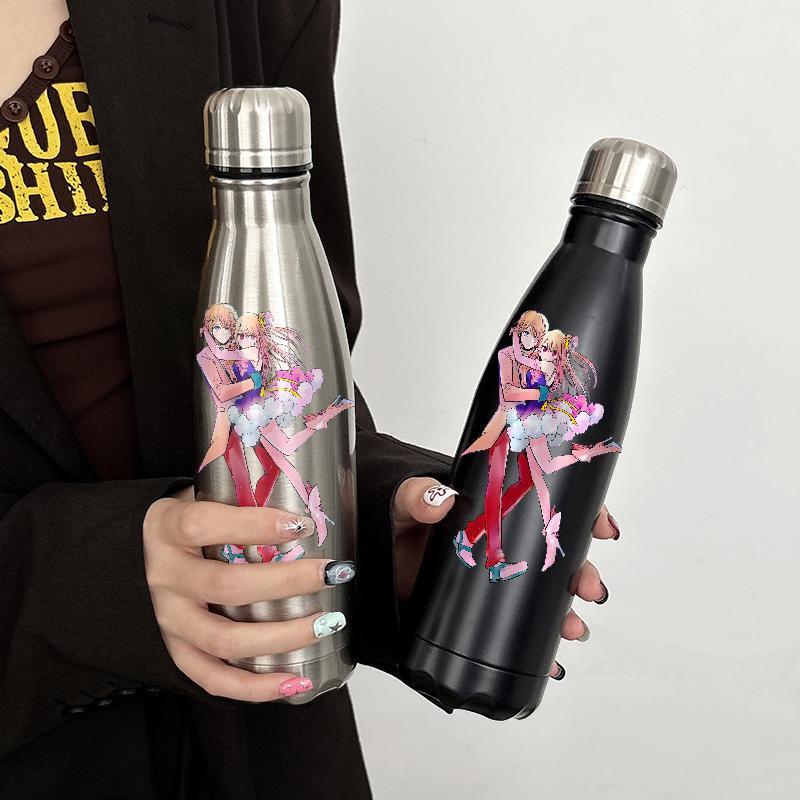 TERMOS Tumbler Aesthetic Oshi No KoRumi Hoshino ขวดดื่มสแตนเลส Tumblr Viral CUP Case 500 ML Thermos 
