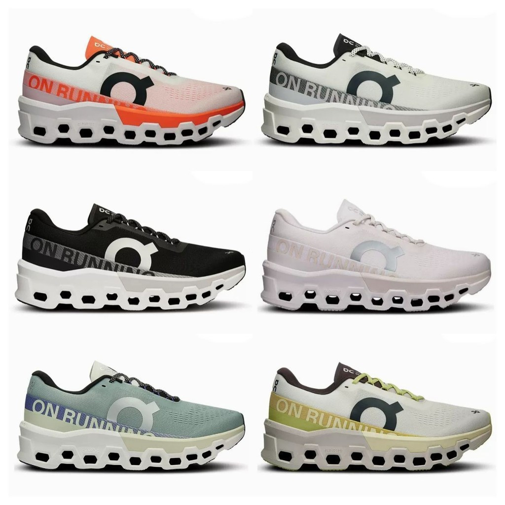 On Running On Cloud Monster 2.0 รองเท้าวิ่งสําหรับผู้ชายและผู้หญิงรองเท้าผ้าใบตาข่ายกันกระแทกน้ําหนั