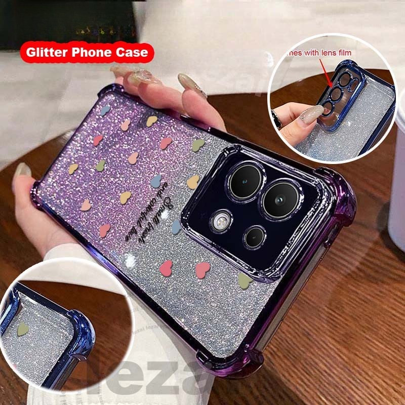 เคส OPPO A6 Pro 5G A6Pro A6X A6i OPPOA6Pro A 6 Pro 2025 เคส Soft Shining น่ารักกันกระแทก Glitter ฝาห
