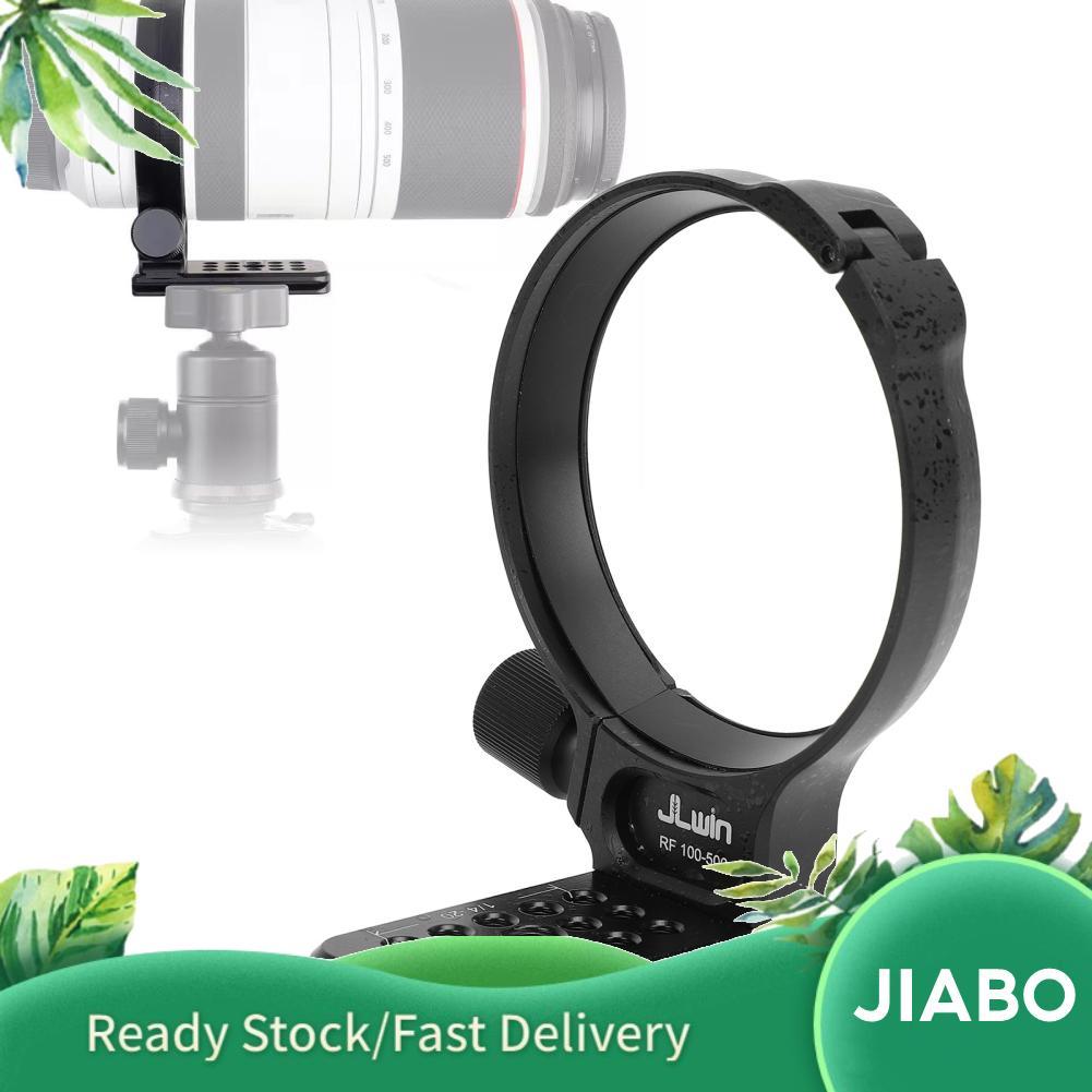 Jiabo Jiabo โลหะเลนส์คอผู้ถือแหวนยึดขาตั้งกล้องสำหรับ RF 100-500 มม.F4.5-7.1 L USM ในตัว ARCA Type Q