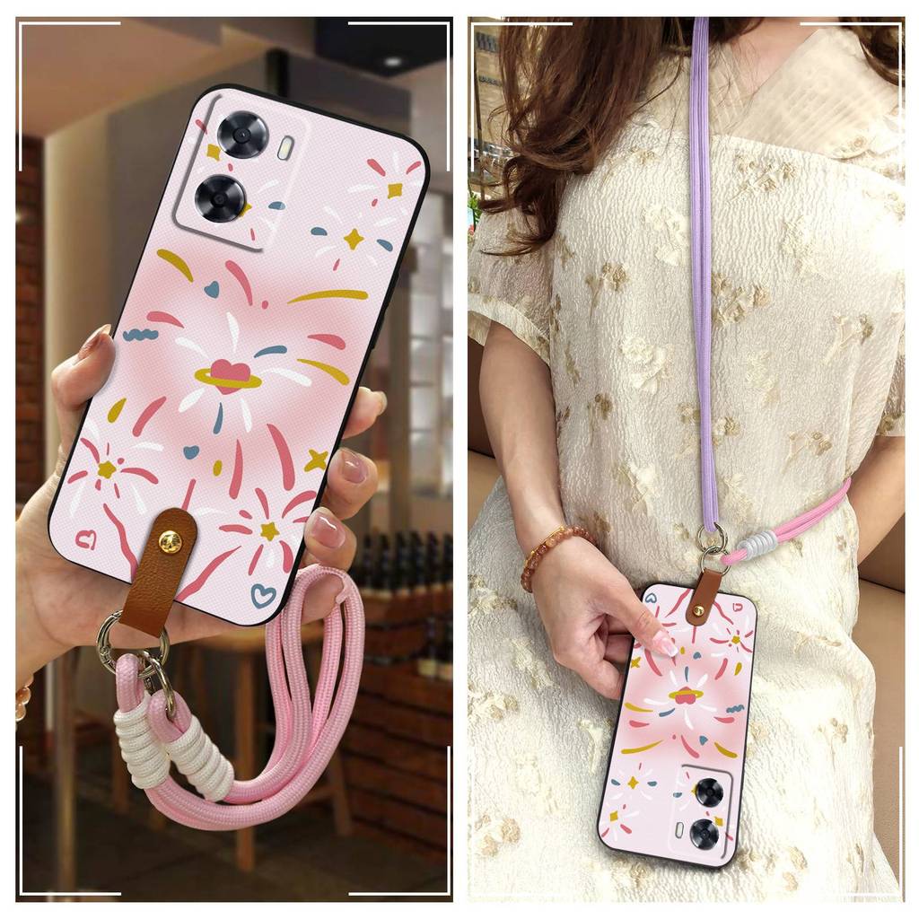 กันกระแทกแนวทแยงเคสโทรศัพท์สําหรับOPPO A57 4G 2022/A57S 4G/A57E 4G/A77 4G/A77S Dirt-resistant Graffi