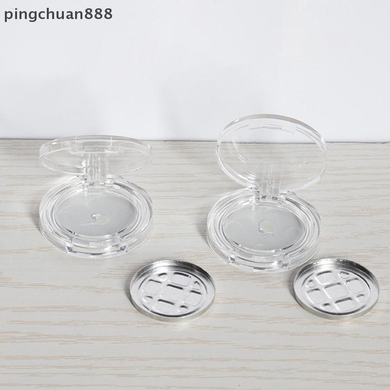 Pingchuan888 2.5g Empty Single Slot Eyeshadow Palette Blush Box เครื่องสําอางแบบพกพาแต่งหน้าคอนเทนเน