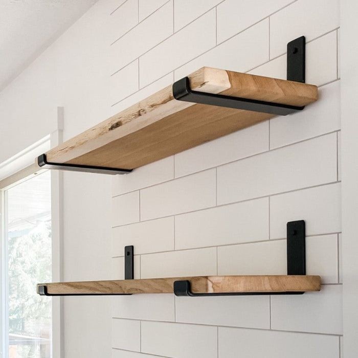 SELECTED PRODUCT Minimalist Industrial Iron Wall Shelf ไม้ครีม GUARANTEEED QUALITY
