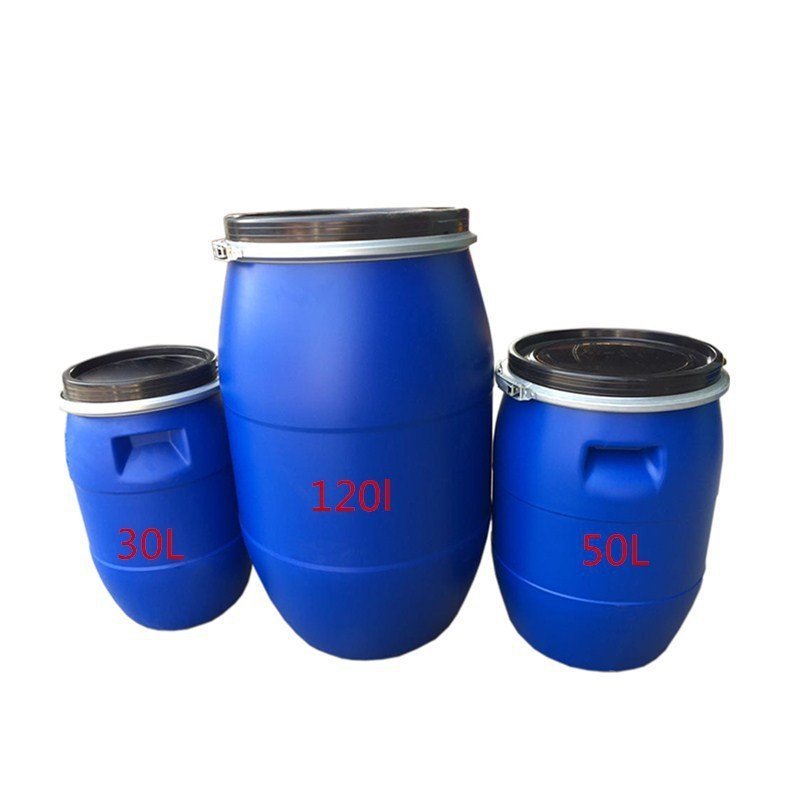 50L60L120 ถังเคมี kg25L30 พลาสติกลิตร 125L160L200kg Iron Hoop Barrel Flange Barrel ONJO