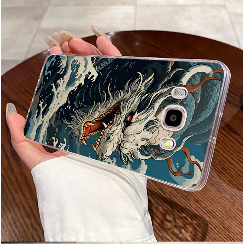 สําหรับ Samsung Galaxy J5 2016 ซิลิโคน TPU Anti-fall สําหรับ Samsung J7 2016/J710 Ins สไตล์น่ารักรูปแบบกันกระแทกเคสใส - รูปที่ 3