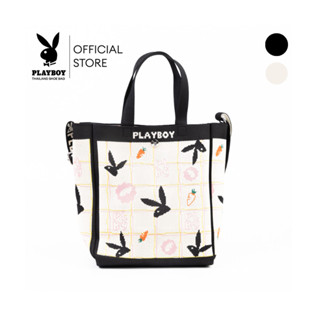 PLAYBOY รุ่น Mily tote bag กระเป๋าสะพายข้างไหมพรหม รหัส ST-B…