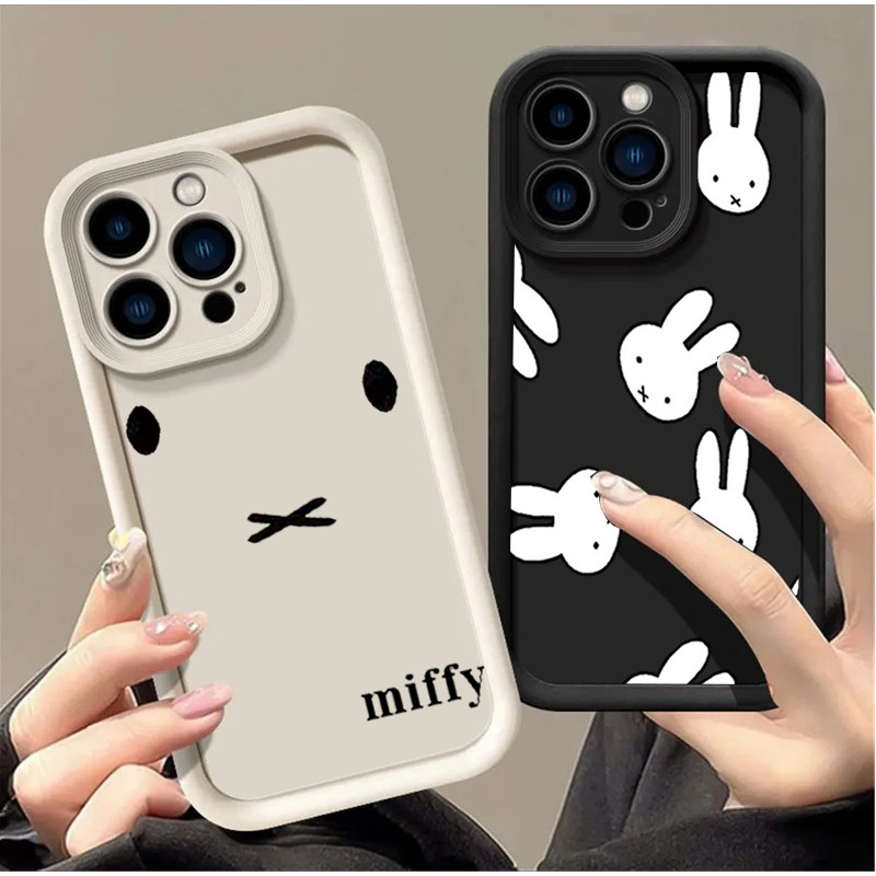 น่ารัก Miffy สําหรับ Samsung Galaxy J8 2018 j810 A12 J4 J6 Plus J7 Prime A05 A01 A13 A22 A23 A51 A50