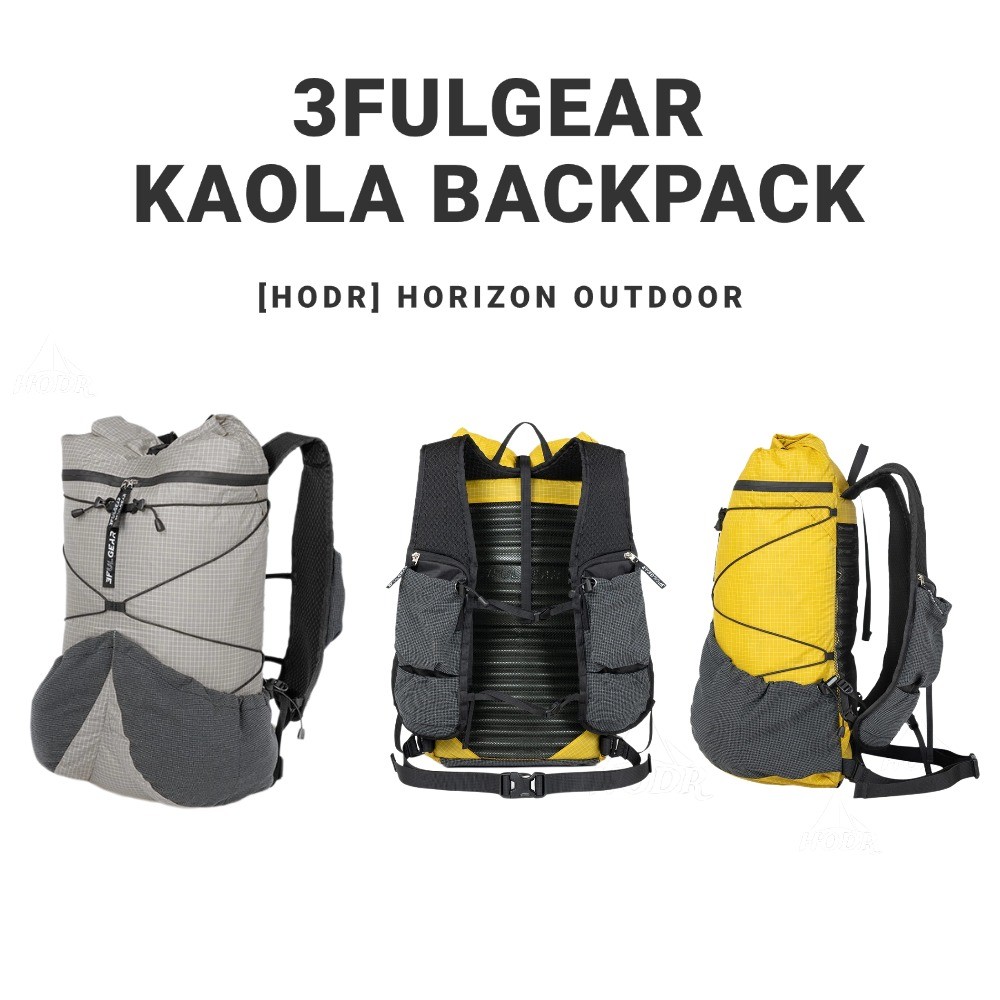 [HODR] 3FULGEAR กระเป๋าเป้เดินป่า 20+5L น้ำหนักเบา ผ้า Dyneema กันน้ำได้ กระเป๋าเดินทาง แบกเป้ปีนเขา