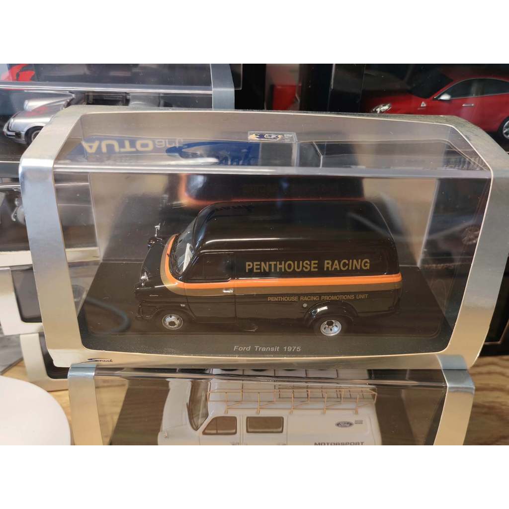 1/43 Spark树车模 福特 全 penthouse Spark Ford Transit 1975 Penthouse Racing Promotion Van Penthouse一本成