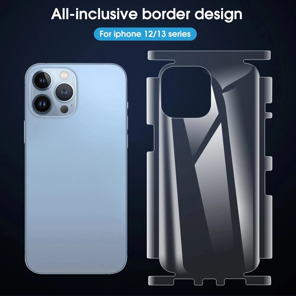 iFilm TPU ฟิล์มหลัง ไฮโดรเจล ใส ด้าน For iphone 17promax 17Air 17 Pro 15 promax 14 iphone13 11 16 pr