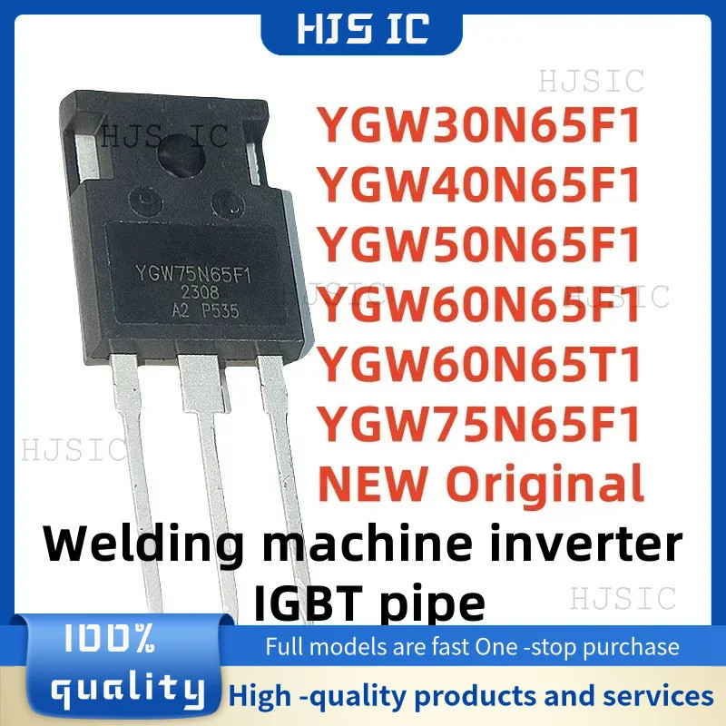 5PCS YGW30N65F1 YGW40N65F1 YGW50N65F1 YGW60N65F1 YGW60N65T1 YGW75N65F1 TO-247 เครื่องเชื่อม IGBT ท่อ