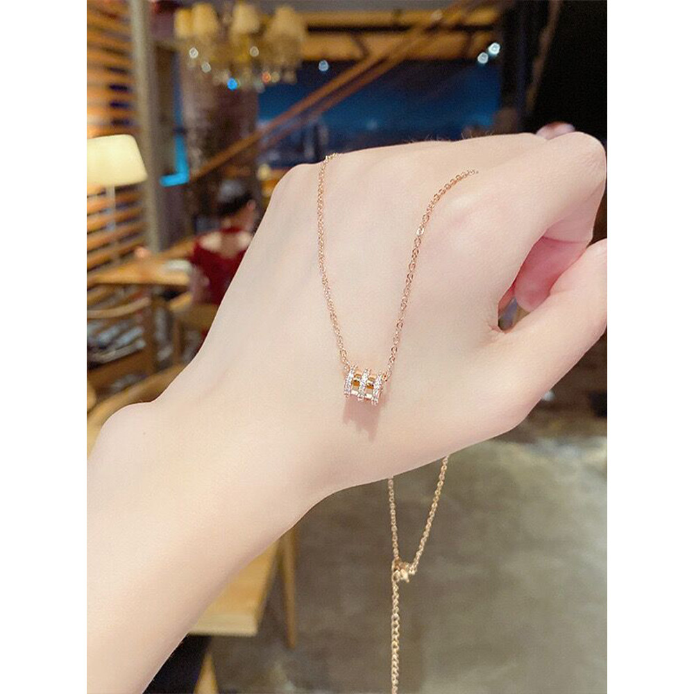 สร้อยคอเอวเล็ก CTF18K Gold หรูหรา สไตล์ใหม่ปี 2023 เหมาะเป็นของขวัญวันเกิดสำหรับคนพิเศษ