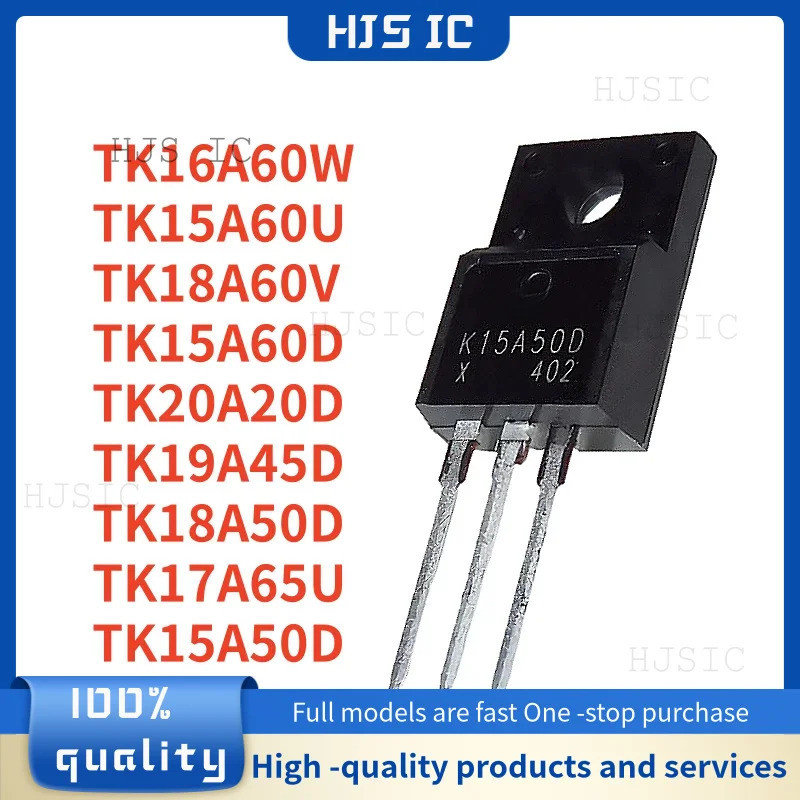 5PCS K15A50D K15A60D K15A60U K16A60W K16A60W5 K17A65U K18A50D K18A60V K19A45D K20F ทรานซิสเตอร์ Fiel