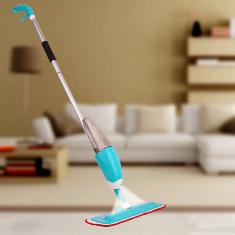 ไม้ถูพื้นมัลติฟังก์ชั่น Four-in-One Lazy Flat Floor Mop Spray Water Spray Mop Household Mop Shipment