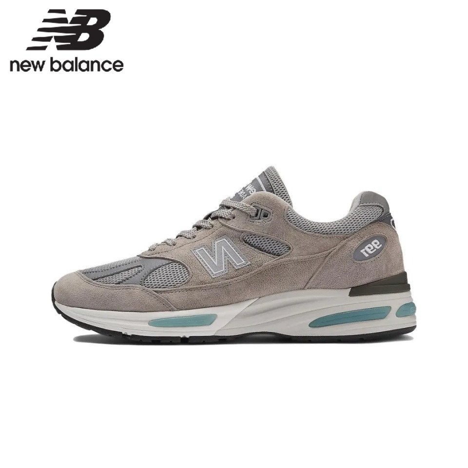 【ของแท้ 100%】New Balance NB 991 V2 U991GL2 รองเท้าผ้าใบสำหรับผู้ชาย และผู้หญิง