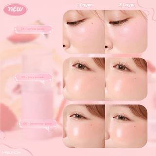 MEILINDA Dewy Blush เมลินดา บลัช ลิควิดบลัช เนื้อบางเบา เกลี่ยง่าย สีสวยติดทน ใช้ง่ายทุกวัน 1 แท่ง