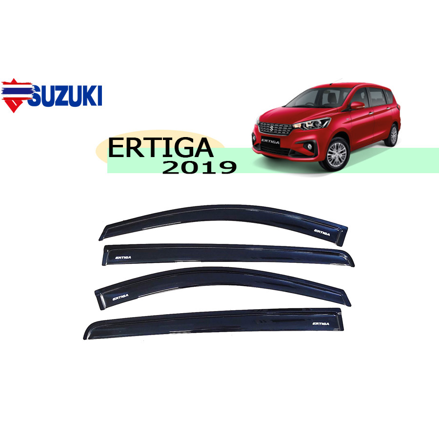Suzuki Ertiga2019 กันสาด สีดำเข้ม