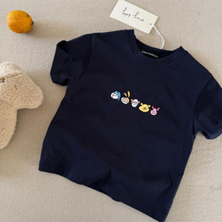 เสื้อชั้นในเด็กแขนสั้นผ้าฝ้ายแท้ สไตล์ฤดูร้อนใหม่ เสื้อยืดสี…