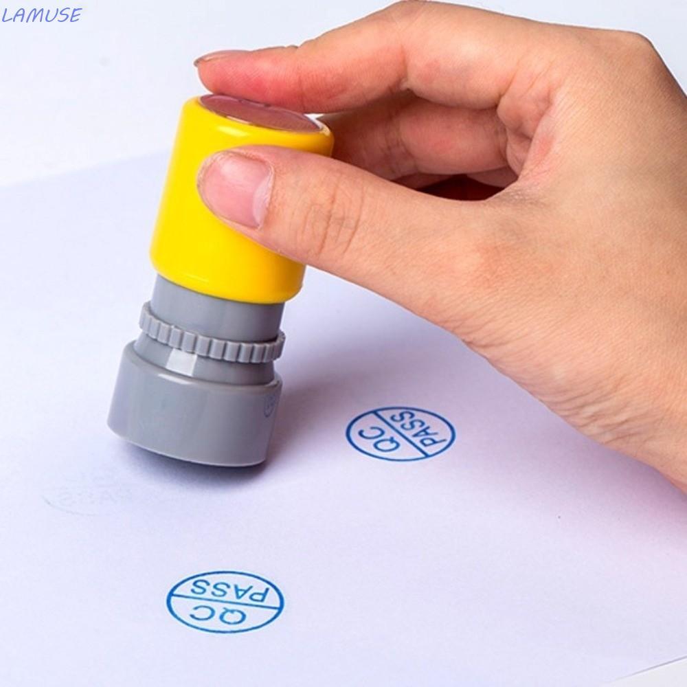 LAMUSE QA QC Inspect Stamp, Self-Inking Quality PASS Stamp, Pocket OQC IPQC IQC Quality Inspection S