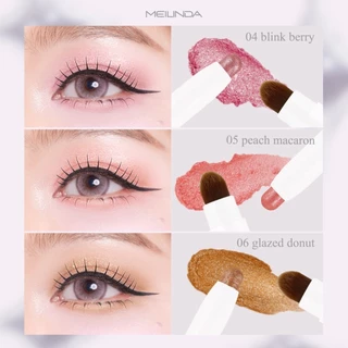 MEILINDA Glassy Glow Shadow Stick เมลินดา อายแชโดว์ กลิตเตอร์ เกลี่ยง่าย สีสวย ติดทน พกง่าย 1 แท่ง