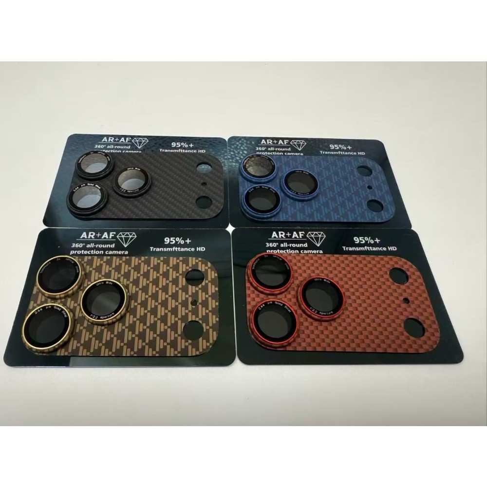 HOCE Kevlar คาร์บอนไฟเบอร์เต็มกล้องเลนส์ Protector ฝาครอบกระจกสําหรับ IPhone 17 Pro Max 17 Air คุณภาพสูงโทรศัพท์เลนส์อุปกรณ์เสริมกรณี – โปรปัง