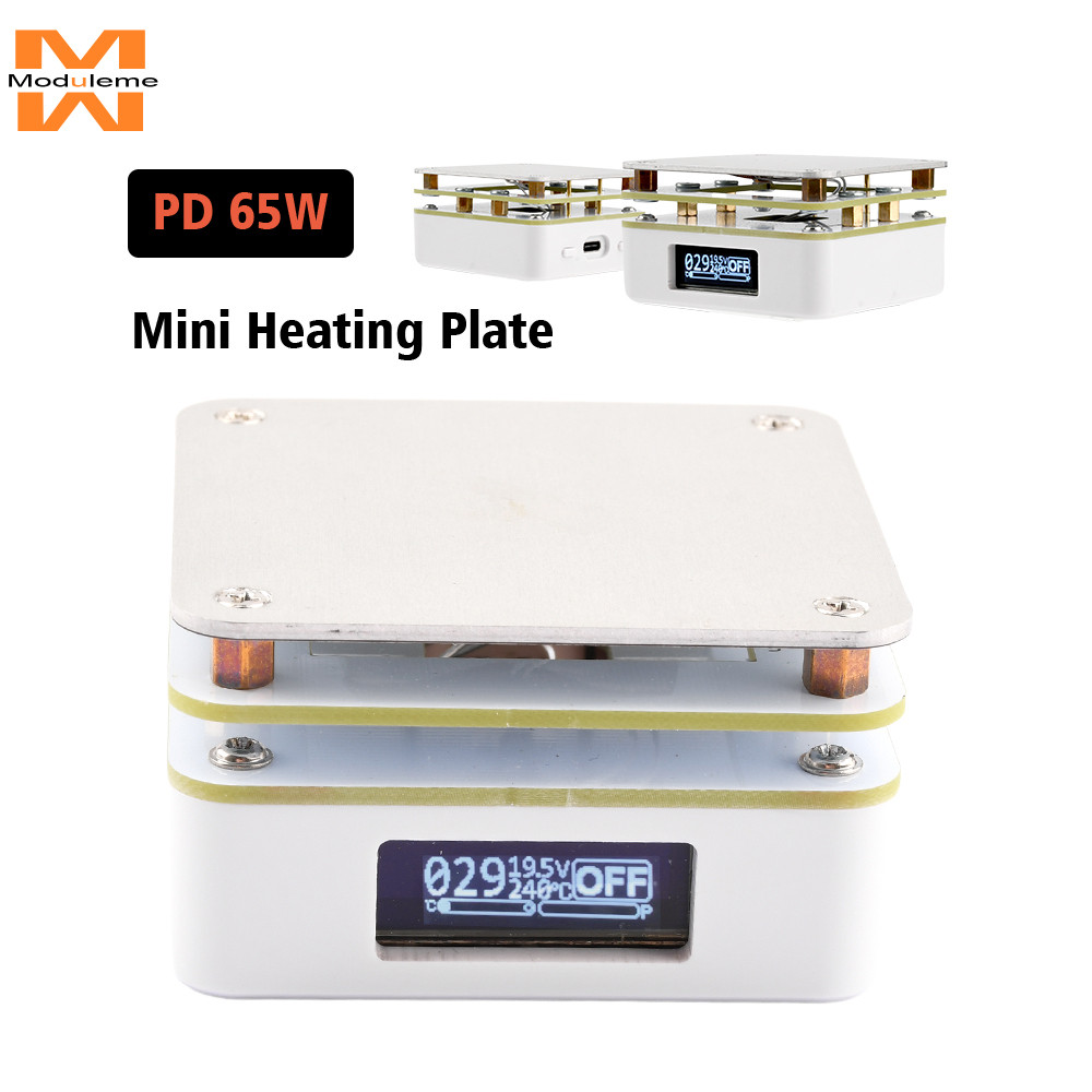 0°ค~240°C Mini Digital Display แท่นทําความร้อนอุณหภูมิคงที่แบบปรับได้สําหรับส่วนประกอบบัดกรีและไดโอด