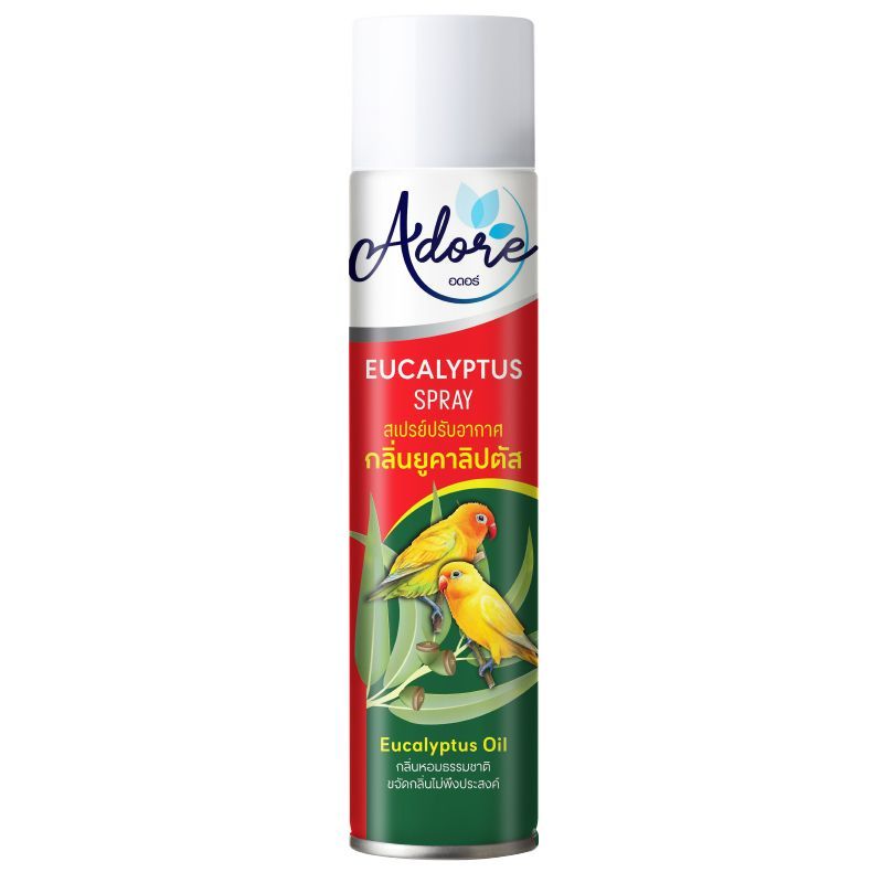 อดอร์สเปรย์ปรับอากาศกลิ่นยูคาลิปตัส 300มล. Adore Spray Eucalyptus 300ml. [หมายเลขบาร์โค้ด 8853474098569 ]
