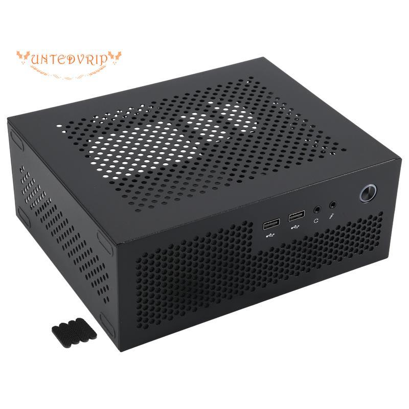 [Quick U]A09 HTPC เคสคอมพิวเตอร์ Mini ITX Gaming PC แชสซีเดสก์ท็อป USB2.0 เคสคอมพิวเตอร์เคสคอมพิวเตอ