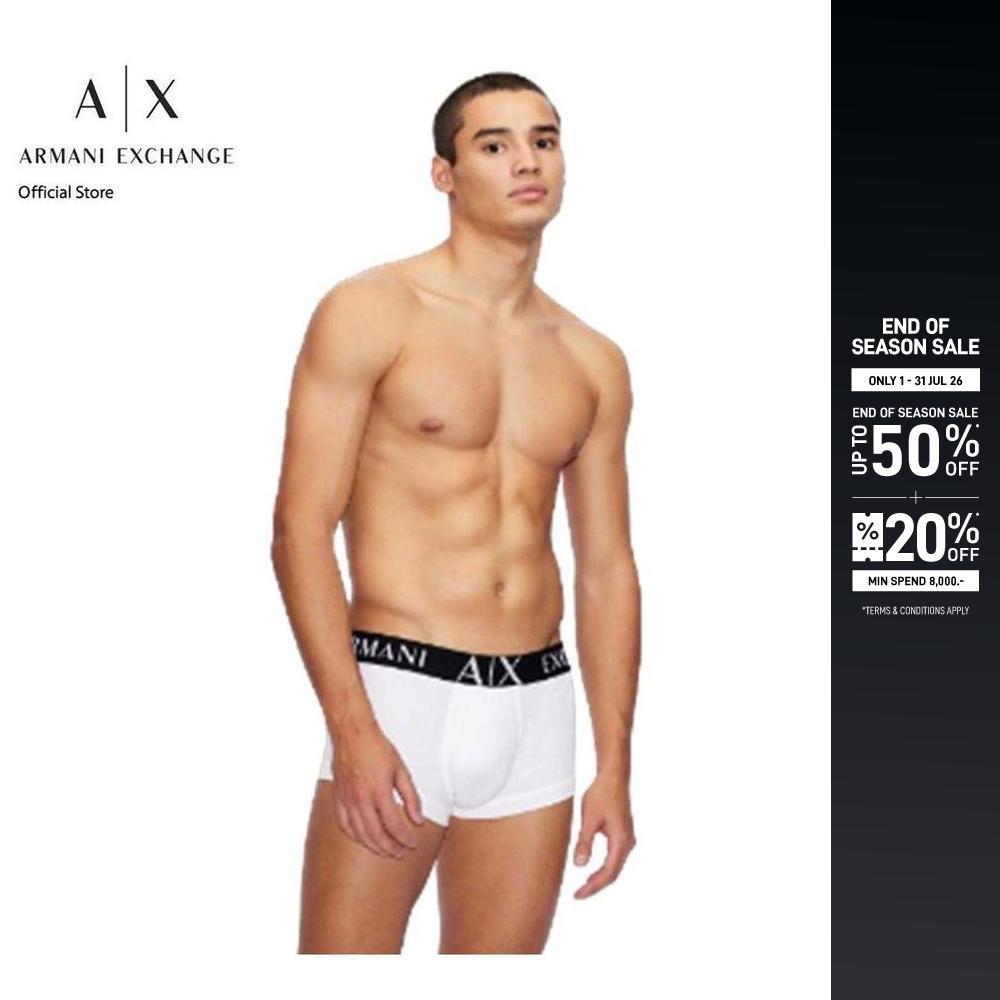 AX Armani Exchange กางเกงในผู้ชาย รุ่น AX 956002 CC28200010 - สีขาว