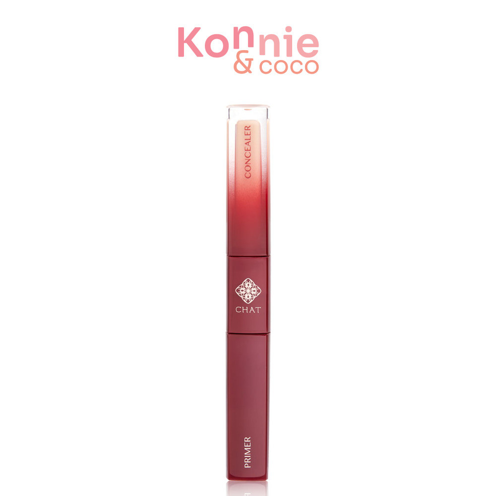 CHAT Cosmetics Double Pro Eye Primer & Concealer 5ml #1.5 คอนซีลเลอร์ 2 หัวในแท่งเดียว น้องฉัตร มอบก