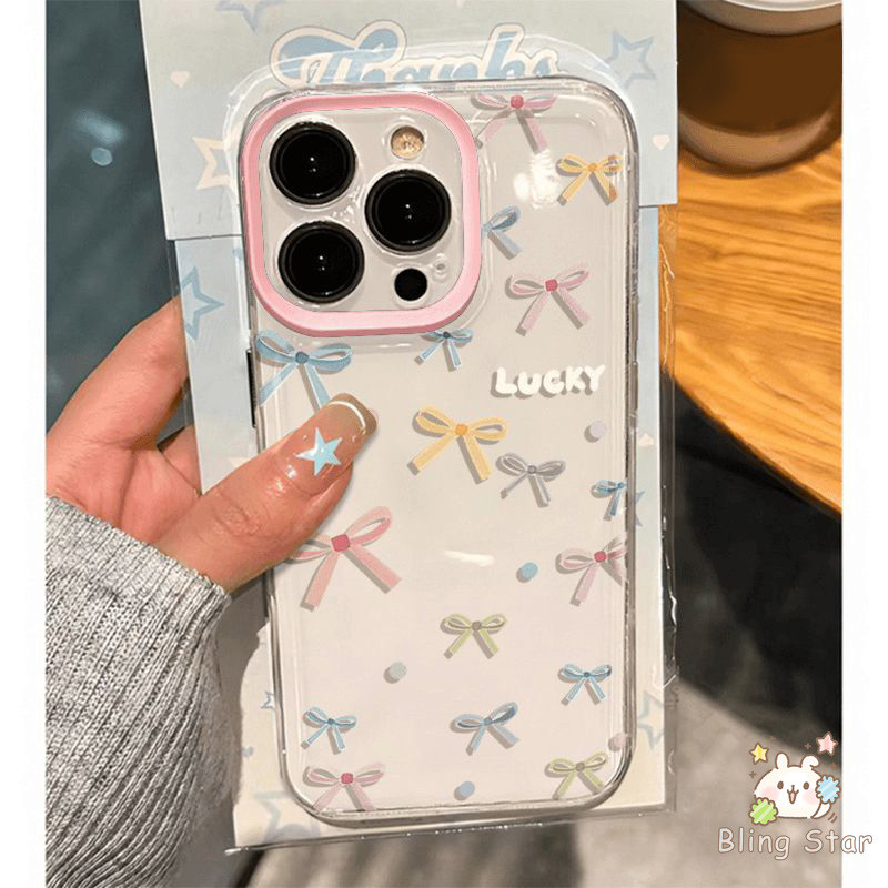 เคสใสหนัง ลายโบว์ สไตล์น่ารักกันกระแทก OPPO Reno 16 F 14F 15 14 11 12 13 F19 9 Pro 8T 12F 11F 15F 13F 10 9 5 12 5F A94 รูปที่ 3