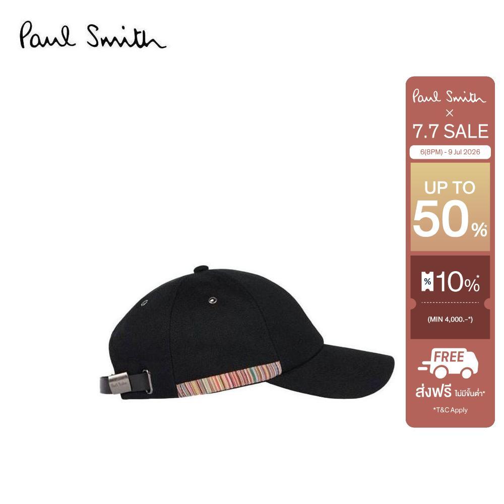 Paul Smith หมวกแก็ปผู้ชาย รุ่น M1A-987DT-P491-79 สี Black