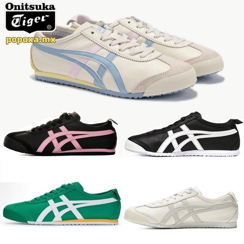 [สินค้าใหม่] Onitsuka MEXICO 66™ผู้ชายผู้หญิง Retro แฟชั่นกีฬารองเท้า OZ0D 395J