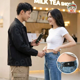 เข็มขัดยืดหยุ่นแบบไม่มีหัวเข็มขัด ปรับเอวได้ ใส่สบาย เหมาะสำหรับทำงาน เดินทาง และกิจกรรมกลางแจ้ง