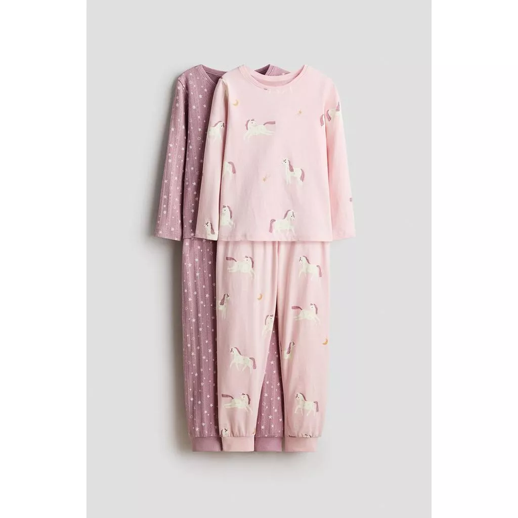 H&M(เอชแอนด์เอ็ม) ชุดนอนผ้าฝ้าย 2 ชิ้น เด็กหญิง 1342756_1