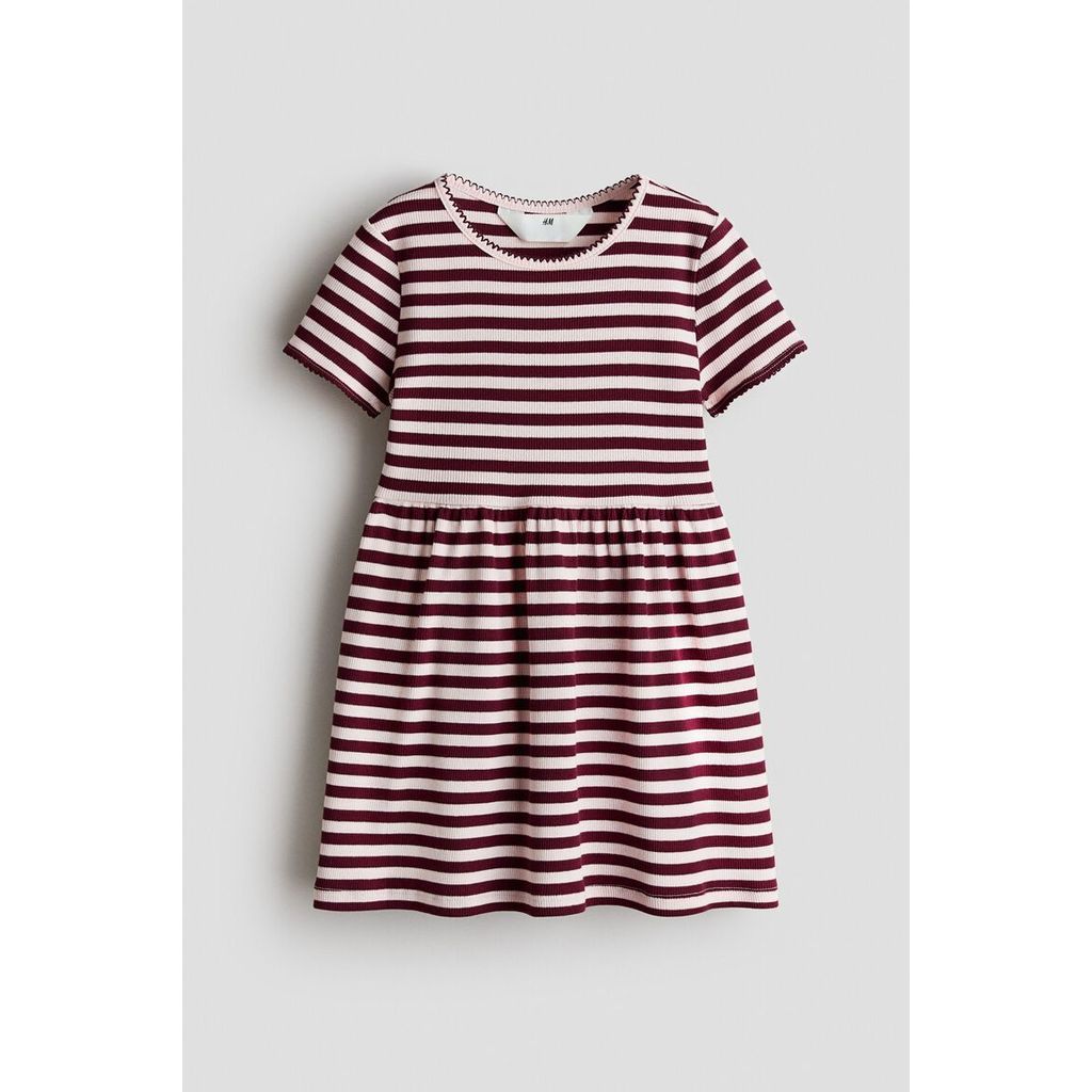 H&M(เอชแอนด์เอ็ม) เดรสผ้าฝ้ายพิมพ์ลาย เด็กหญิง 1343746_1