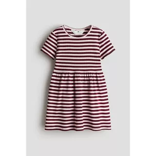 H&M(เอชแอนด์เอ็ม) เดรสผ้าฝ้ายพิมพ์ลาย เด็กหญิง 1343746_1