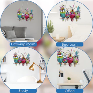 ชุดแขวนภาพเพชร เพชรแอท 2 ด้าน(Double sided) อุปกรณ์แขวนDIY สำหรับห้องนั่งเล่น ตกแต่งบ้าน ภาพเพชรแขวนได้สองหน้า