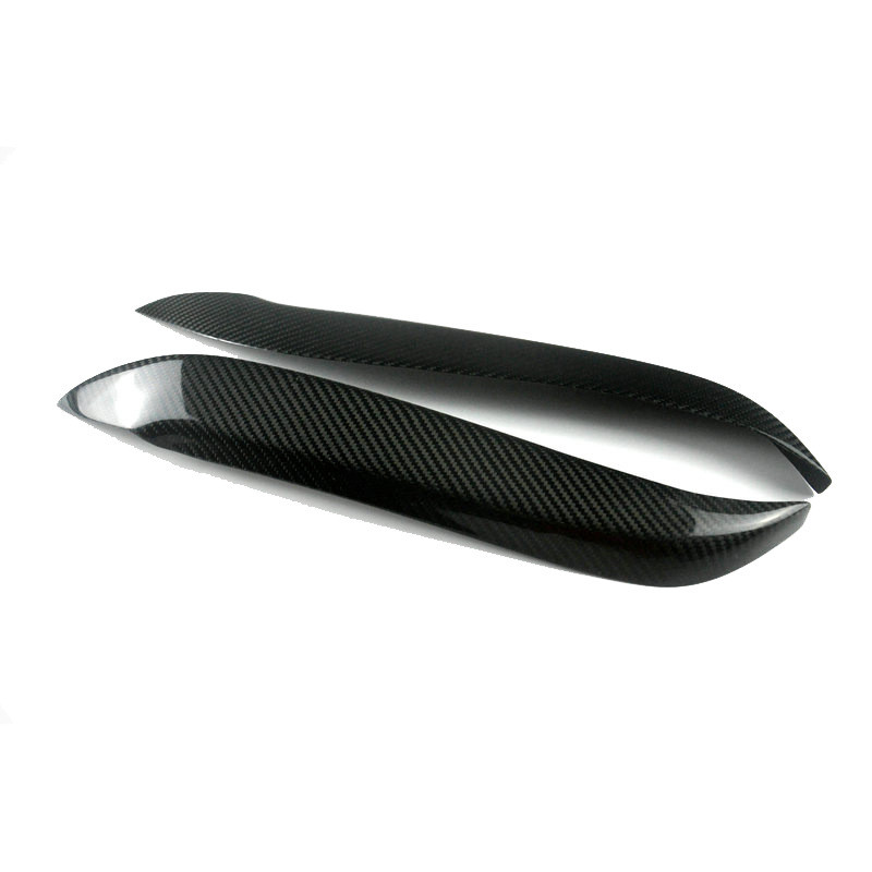 พรีเมี่ยมคาร์บอนไฟเบอร์ไฟหน้าคิ้วเปลือกตาสําหรับ Toyota Starlet Glanza EP91 Glossy ตกแต่งฝาครอบ