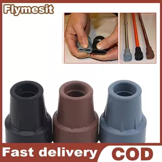 Flymesit 19 มม.Antiskid ยาง Crutch Tip Pad ยางทนทาน Anti-Slid Heavy Duty Canes สําหรับเดิน Sti Crutch EN